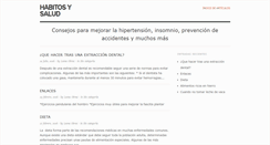 Desktop Screenshot of habitosysalud.com